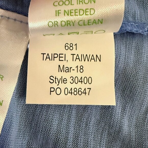 Lilly Pulizer T-Shirt Blue Women's Medium Luxletic Scoopneck Short-Sleeve UPF-50 - Picture 10 of 11